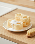 Natuurlijke loofah sponsen voor duurzaam schoonmaken en zachte lichaamsverzorging zonder plastic.