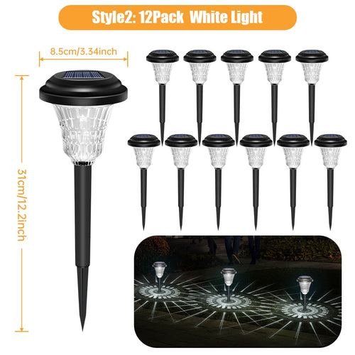 Solar Tuinlampen — RGB & Warm Wit Padverlichting