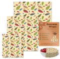 Herbruikbare Bijenwas Wraps — Set van 3
